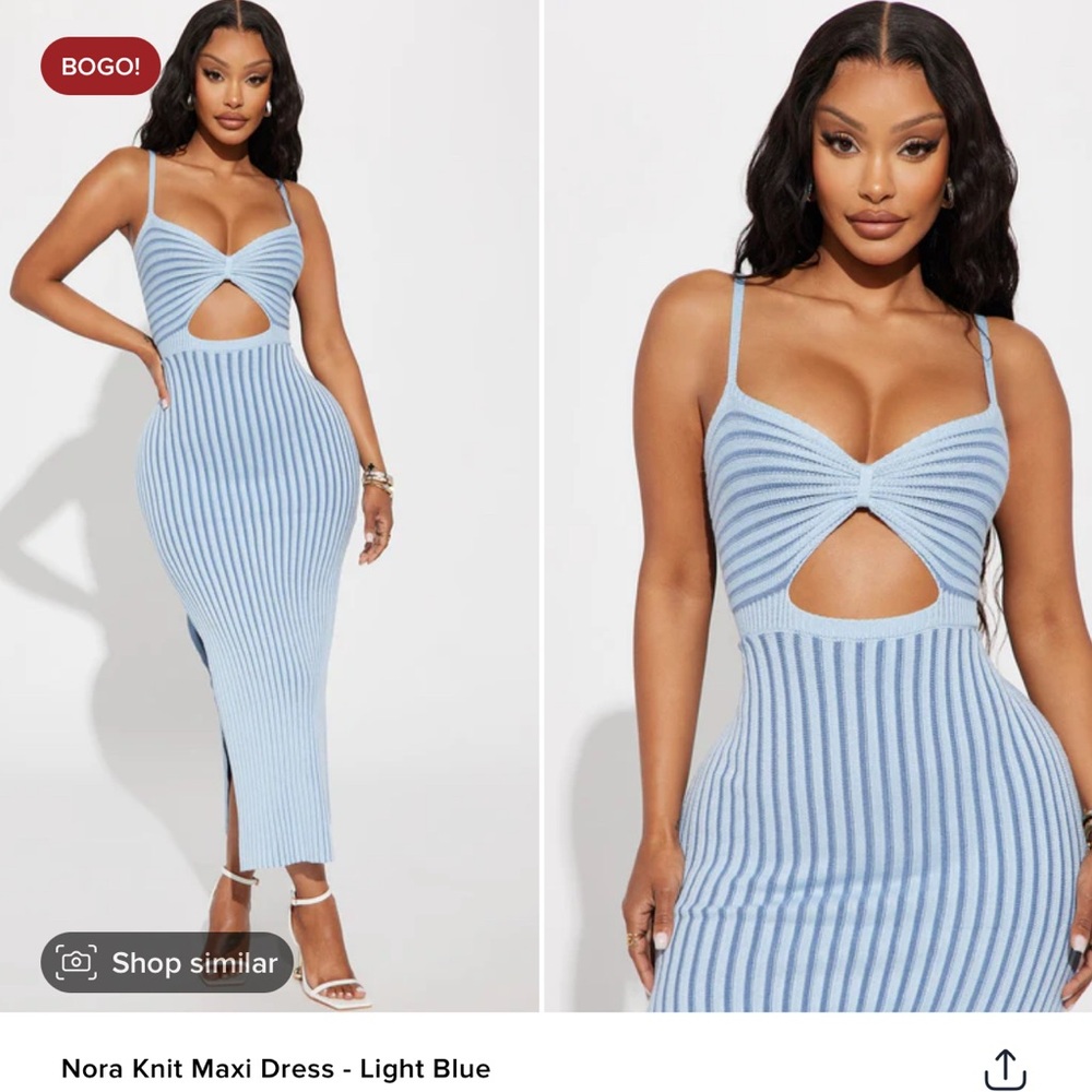 Nora knit FashionNova Maxi Dress XS